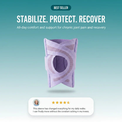 Adjustable knee brace with hinges and lateral support