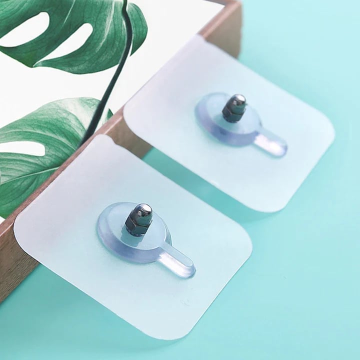 ⚡Self-adhesive nail wall-mounted traceless screw hook stickers