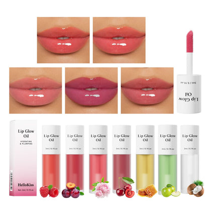 Moisturising lip gloss oil with fruit 😍💄The colour lasts all day long