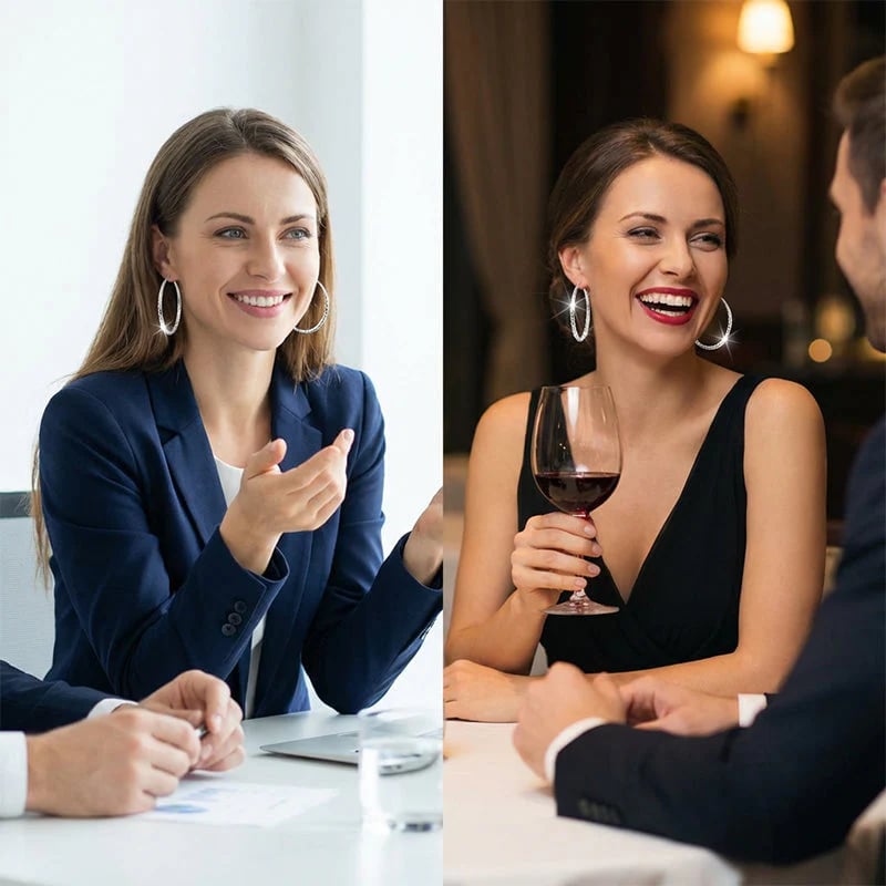 🎉Buy One, Get One Free 🎁 Women's Diamond-Cut Hoop Earrings — Elegant & Sparkling 💎