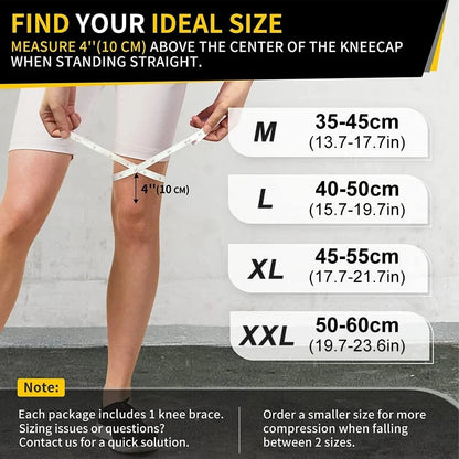 Adjustable knee brace with hinges and lateral support