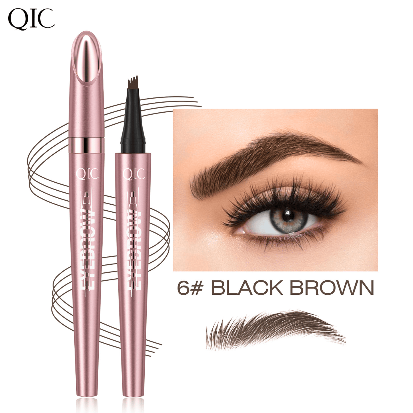 BUY 1, GET 1 FREE🌼Waterproof micro-fork eyebrow pencil