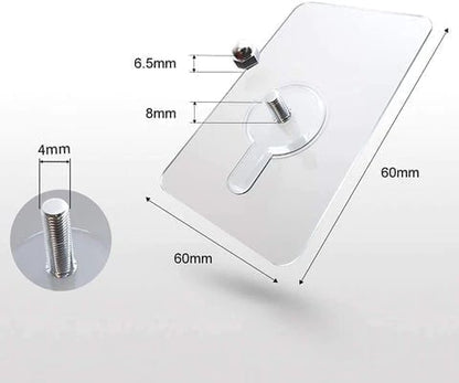 ⚡Self-adhesive nail wall-mounted traceless screw hook stickers