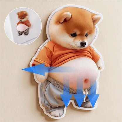 Chubby Shiba Inu Anti-Collision Sticker