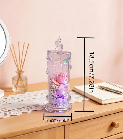💖 Limited time offer, Buy 3 Get 1 Free🌹 Rose-shaped candle lamp