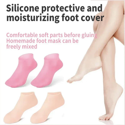 Moisturizing foot mask, exfoliating silicone socks, beach protective socks