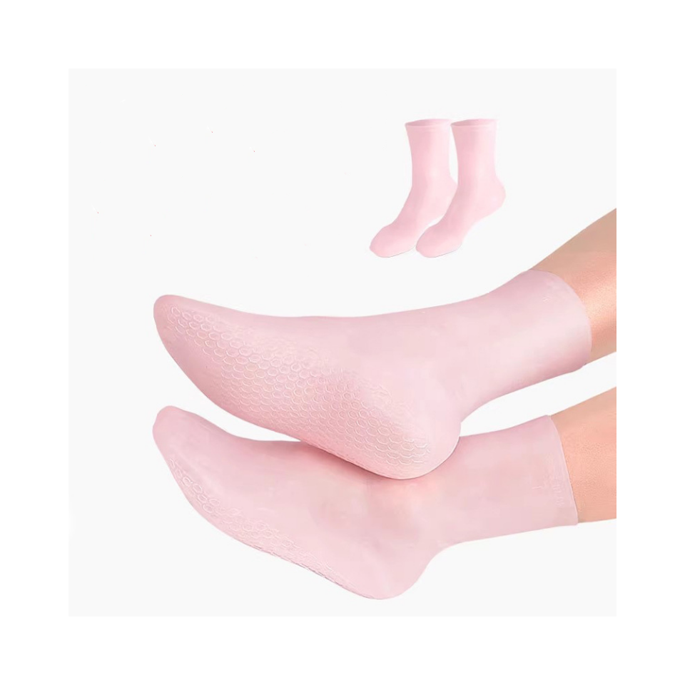 Moisturizing foot mask, exfoliating silicone socks, beach protective socks