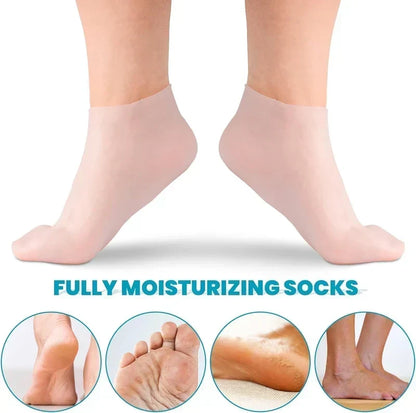 Moisturizing foot mask, exfoliating silicone socks, beach protective socks