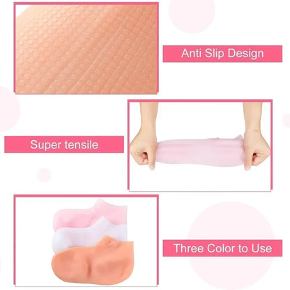 Moisturizing foot mask, exfoliating silicone socks, beach protective socks