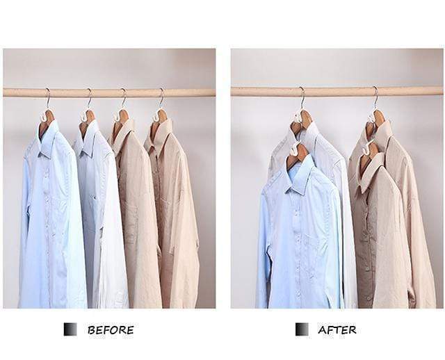 🥳2026 HOT SALE🥳💞50K+ SOLD!📦🧥 50% OFF! Hanger Connector Hooks – Doubles closet space, sturdy PP plastic. Hangs pants, shirts & accessories neatly. ❤👑