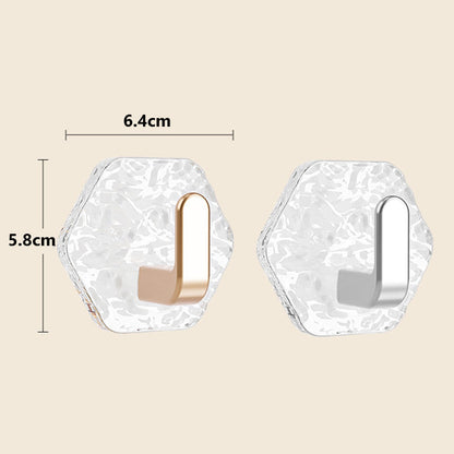 🥳2026 HOT SALE🥳💞50K+ SOLD!🧲50% OFF! Punch-Free Adhesive Hooks – L‑shaped, 3kg capacity. No drilling, no trace. Perfect for bathroom & kitchen. 🛁✨