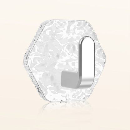 🥳2026 HOT SALE🥳💞50K+ SOLD!🧲50% OFF! Punch-Free Adhesive Hooks – L‑shaped, 3kg capacity. No drilling, no trace. Perfect for bathroom & kitchen. 🛁✨