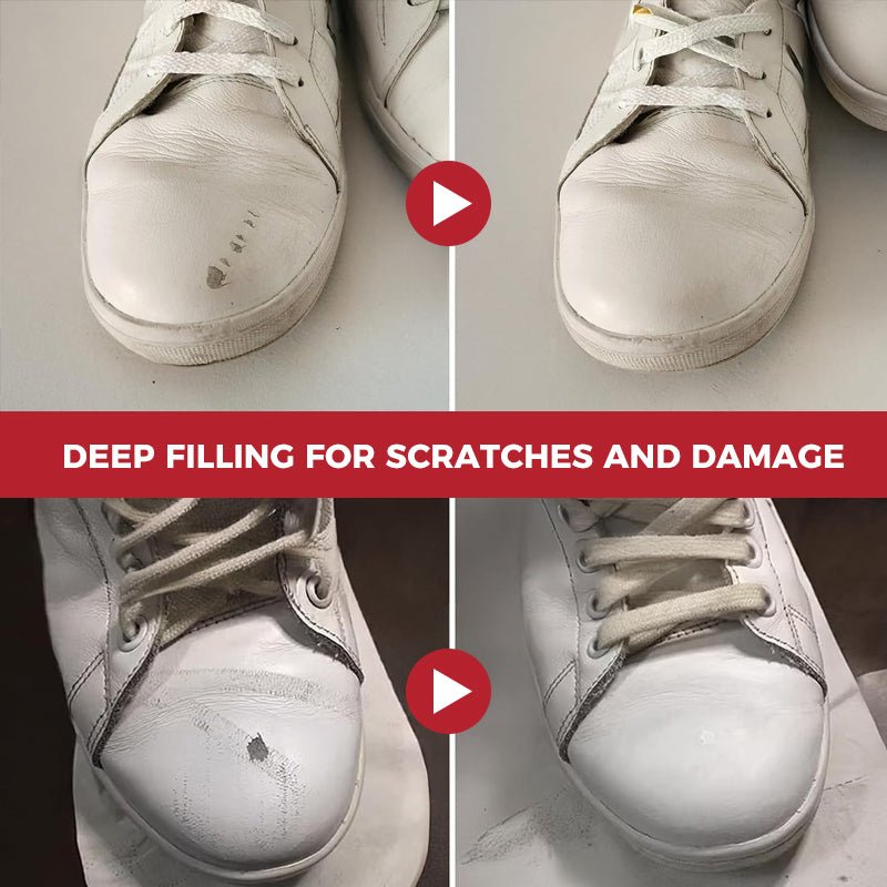 Filler used to fill scratches and damage to leather