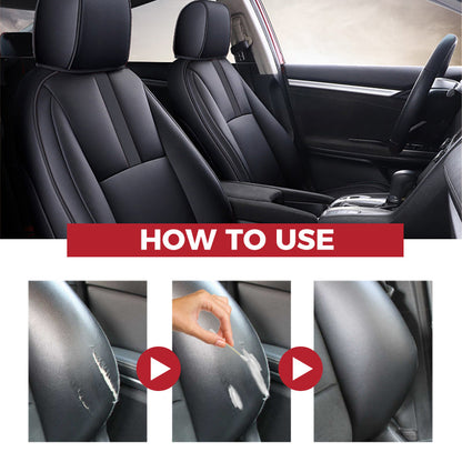 Filler used to fill scratches and damage to leather