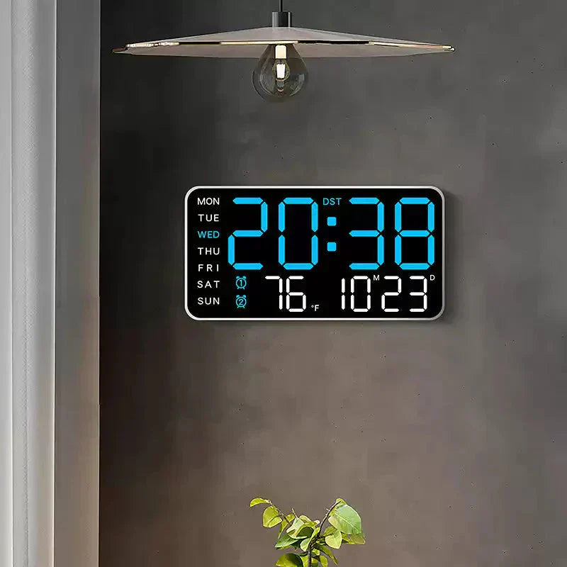 ⏰Multifunctional decorative LED digital wall clock, the limitless digital clock for the modern home