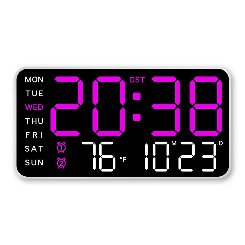 ⏰Multifunctional decorative LED digital wall clock, the limitless digital clock for the modern home