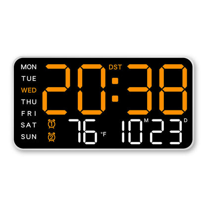 ⏰Multifunctional decorative LED digital wall clock, the limitless digital clock for the modern home