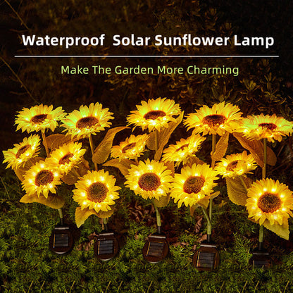 🌻60% OFF! ☀️ Waterproof solar-powered lamps – Realistic petals, IP65 weatherproof and automatically light up for 8–12 hours ☀️🌻