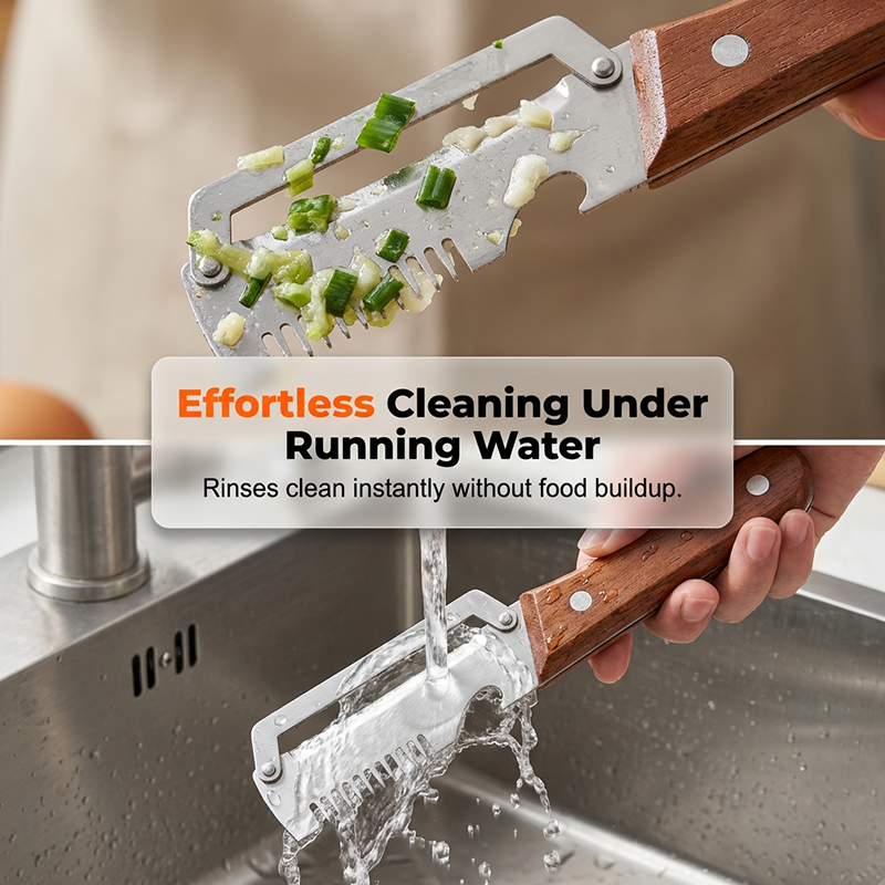 🔥3-in-1 Scallion Shredder & Peeler Kitchen Tool