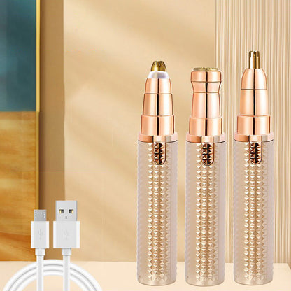 🔄🧔‍♀️🧔‍♂️Limited-time 50% off! 3-in-1 Electric Eyebrow Trimmer - Replaceable blades for eyebrows, face, and fine-tuning - Suitable for both men and women, allowing you to maintain a polished appearance anytime, anywhere. 🌍💈