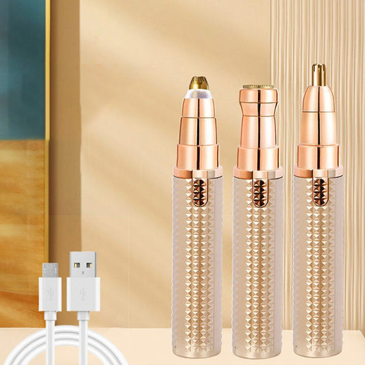 🔄🧔‍♀️🧔‍♂️Limited-time 50% off! 3-in-1 Electric Eyebrow Trimmer - Replaceable blades for eyebrows, face, and fine-tuning - Suitable for both men and women, allowing you to maintain a polished appearance anytime, anywhere. 🌍💈