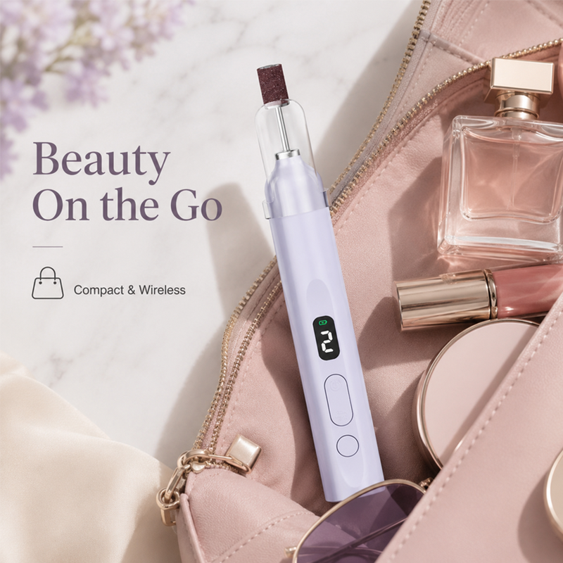 Portable multi-functional electric nail file