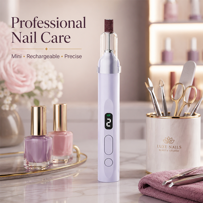 Portable multi-functional electric nail file