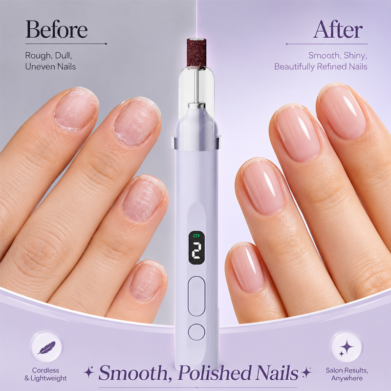 Portable multi-functional electric nail file