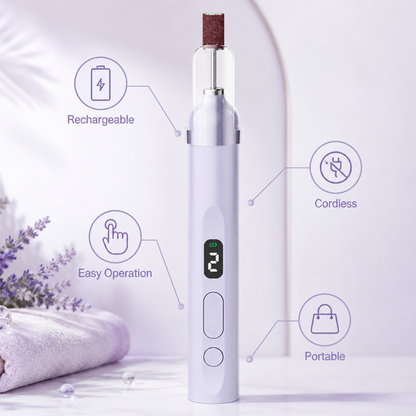 Portable multi-functional electric nail file