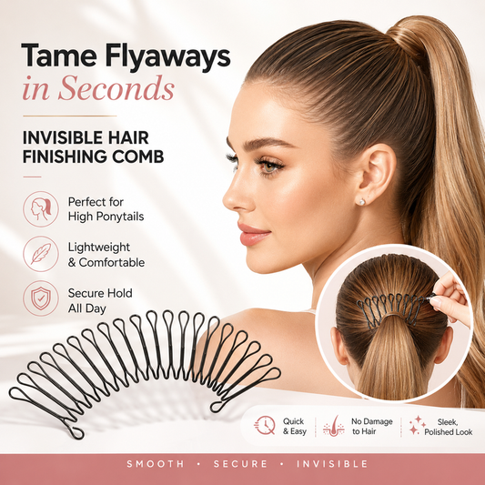 A soft, invisible comb that easily detangles stray hairs.